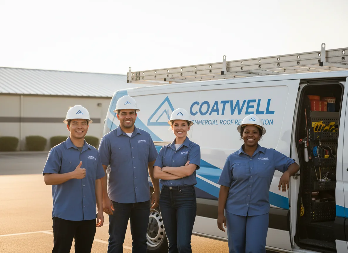 Commercial roof coating company in Sibley, IL